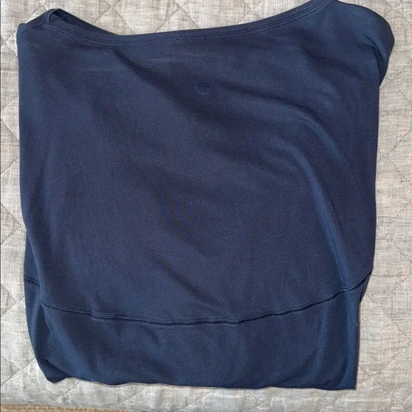Lululemon Back In Action Long Sleeve - Navy - Picture 6 of 6